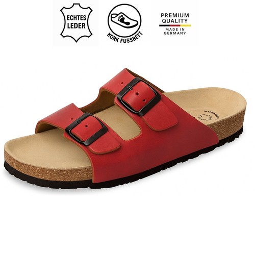 Pantolette damen herren rot - pantolette,