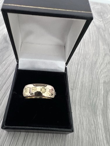 Gelbgold bandring - gelbgold,