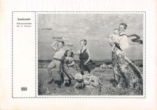 Familienbild - Carl Bantzer - 1912 - Historischer Kunstdruck ~20x28cm