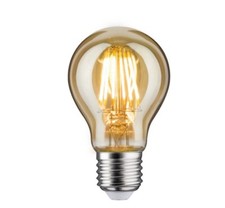 Paulmann LED Filament Leuchtmittel Glühbirne GOLD warmweiß 6x10,4 cm E27