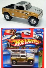 HOT WHEELS 2006 SUPER TREASURE HUNT HUMMER H3T CONCEPT #8/12 OVP/MOC SHORT CARD