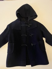 Dufflecoat Kind mit Kapuze Größe 4 Blau Original Ladage Oelke