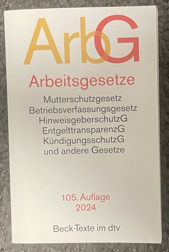 Arbeitsgesetze arbg - arbeitsgesetze,