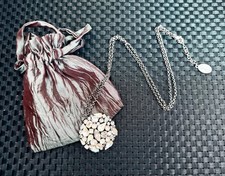 Konplott Kette Ballroom white Größe L antique Silver