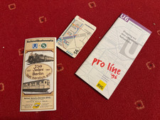 Konvolut BVG VBB Schnellbahnnetz 1987 und 1995, Shoppingführer U6, U-Bahn