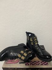 Hammerstein  Boot´s Schuhe Stiefeletten Gr.38 Leder mit Schmucksteinen