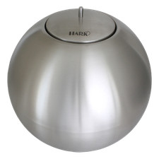 HARK Feuerkugel Ø 36 cm Edelstahl gebürstet Gartenfeuer Dekofeuer Terrasse Feuer