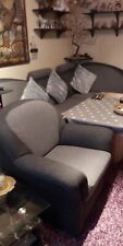 EckSchlafsofa mit Bettkasten und Schlaffunktion und Sessel wie neu NP 2200 €