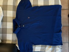 Gant Poloshirt Herren Polohemd Kurzarm Gr. M - dunkelblau