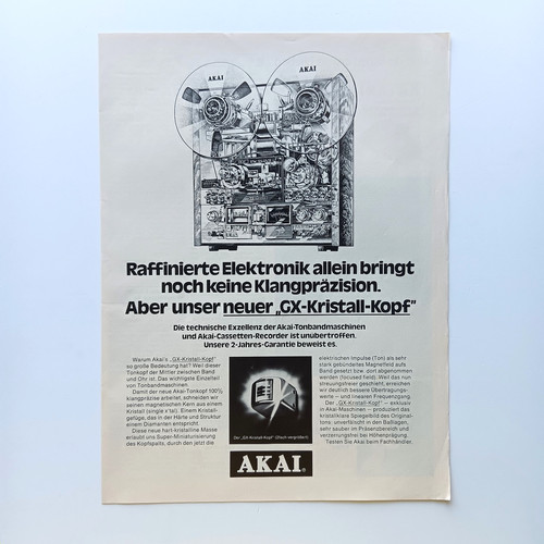1975 akai tonbandmaschine - 1975,