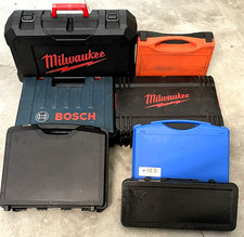7x Tool Box Milwaukee, Bosch