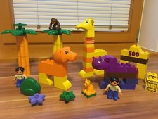 (LD) - LEGO DUPLO - 3512 - funny animal - Giraffe Löwe Nilpferd - 58 Teile - TOP