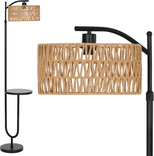 Stehlampe vintage rattan - vintage,