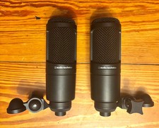 2 x Audio-Technica AT2020