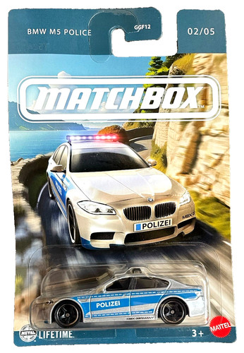 Matchbox bmw f10 police - matchbox,