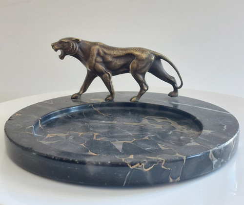 Wildkatze puma schale - puma, marmor