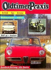 1) Oldtimer Praxis 05/1993 - Alfa Romeo Duetto Restau - DAF 44 Restaurierung - e