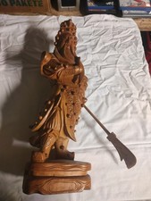 Holzskulptur Guan Yu
