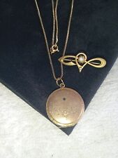 Biedermeier Medaillon an 333