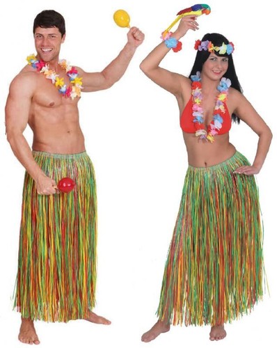 Hawaii bastrock kleid kostüm - bastrock,