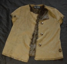 Armani Jeans Kunstfell Weste M 38 Top