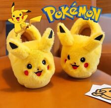 Pokémon Pikachu Hausschuhe Baumwolle Süß Geschenk Weihnachten Geburtstag Kinder