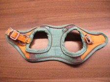 Hundegeschirr Größe M einschließlich Leine in Türkis und Orange