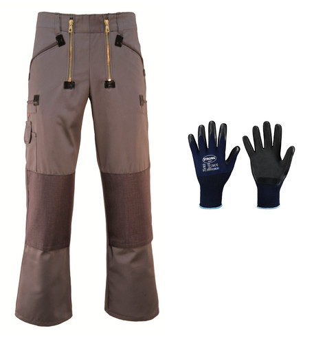 Zunfthose grau mit cordura - zunfthose,