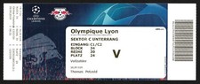 Ticket | 2019/20 | RB Leipzig v Olympique Lyon | UEFA Champions League