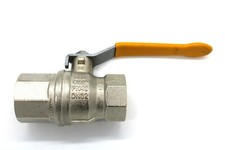 RuB Gaskugelhahn Kugelhahn Messing CW617N 1 1/4" DN32 PN40 K84 DIN DVGW 