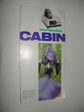 Vintage Cabin Slide-Projektoren Prospekt/Broschüre (1972)