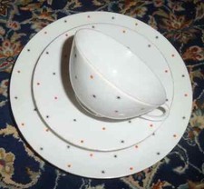 Seltmann Weiden Liane Karin (rote Punkte/ schwarze Sterne) Kaffee, Kuchen, Milch