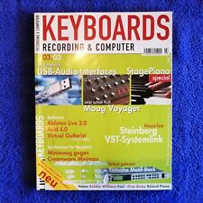 Keyboards 03-2003, Moog Voyager, Ableton Live, Creamware Minimax Minimoog