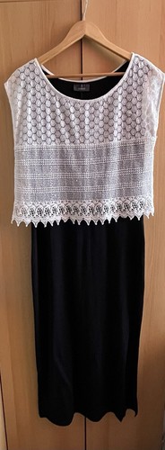 Sommerkleid zweiteilig schwarz