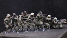 Deutsche Armeegruppe Süden Charkow Schlacht Militär WWII 1:35 Bemalt Diorama