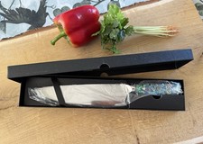 Edel Ulra Hart Scharf Chefmesser Kochmesser Echt VG10 Damast Stahl Abalone Griff