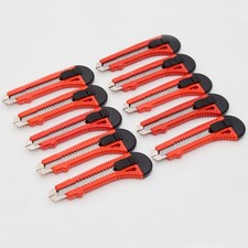 10 Stück Cuttermesser Teppichmesser Abbrechmesser Cutter 18 mm