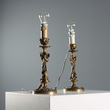 Antike Kerzenhalter Bronze