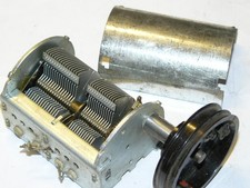 hochwertiger stabiler Doppel-Drehkondensator , 470 pF + 530 pF  *11