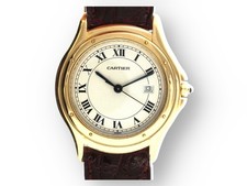 Original Cartier Panthere Cougar Unisex Uhr in 750 Gelbgold