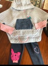 Next Teal  Bunny Poncho  98