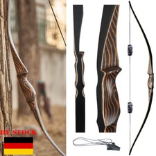20-70lbs Traditionelle Bogenjagd Langbogen Handgemachte Recurve Bogen Schießen