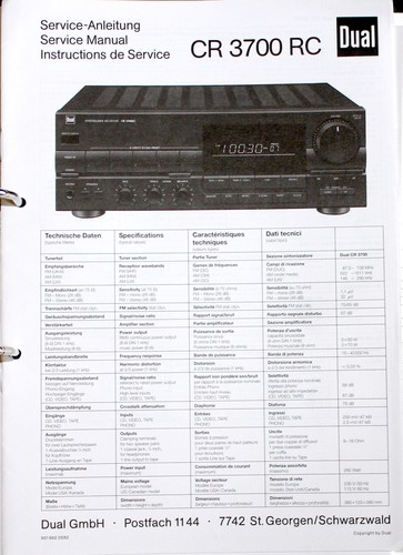 Dual 3700 original - dual, cr