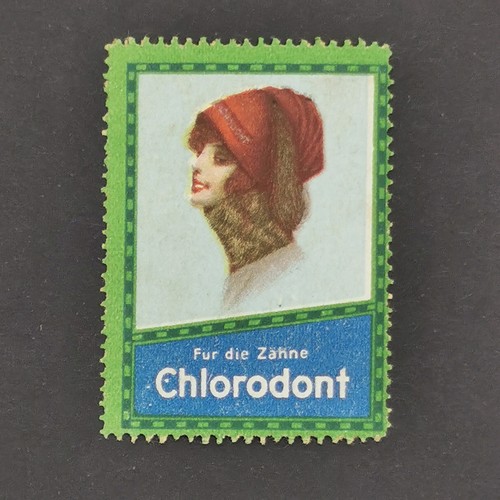Reklamemarke chlorodont - reklamemarke,