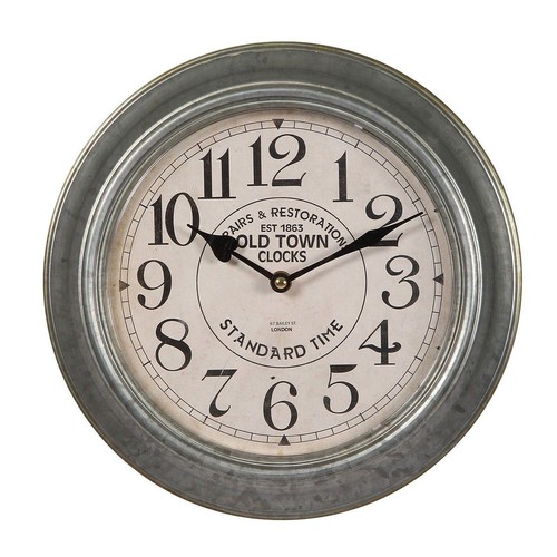 Old town wanduhr - metall, glas