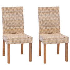 Esszimmerstuhl 2 pcs Natur 45