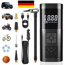 LCD Elektrische Akku Luftpumpe Auto Fahrrad Reifen Druckluft Kompressor 150 PSI
