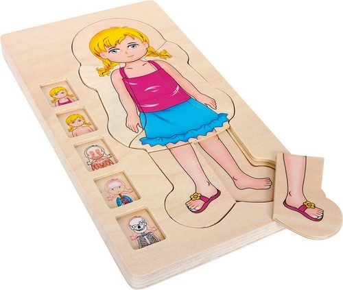 Schichtenpuzzle mädchen - schichtenpuzzle,