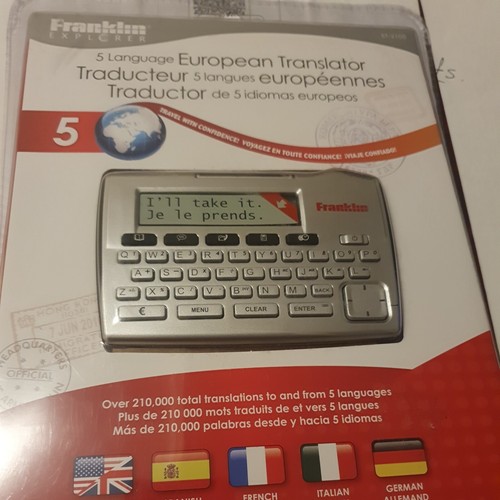 Franklin 2105 sprachen - et-2105,