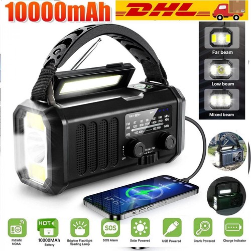 10000mah solar radio - solar,